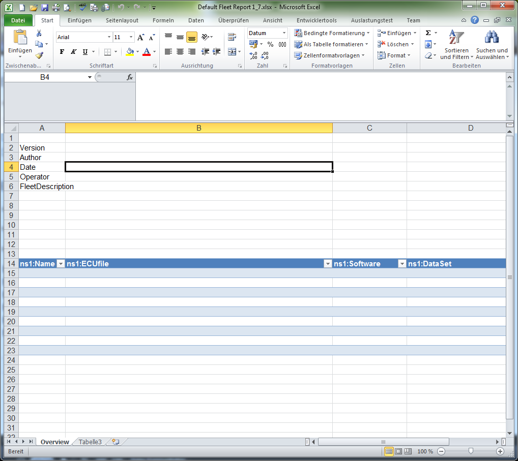 XML Data Export